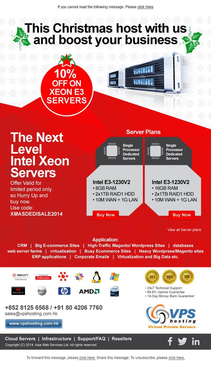 vpshostinghk's tweet photo. This Christmas host with us and Get 10% off on all our X3 dedicated servers. Use code"XMASDEDISALE2014 http://t.co/oXeQ175mmm