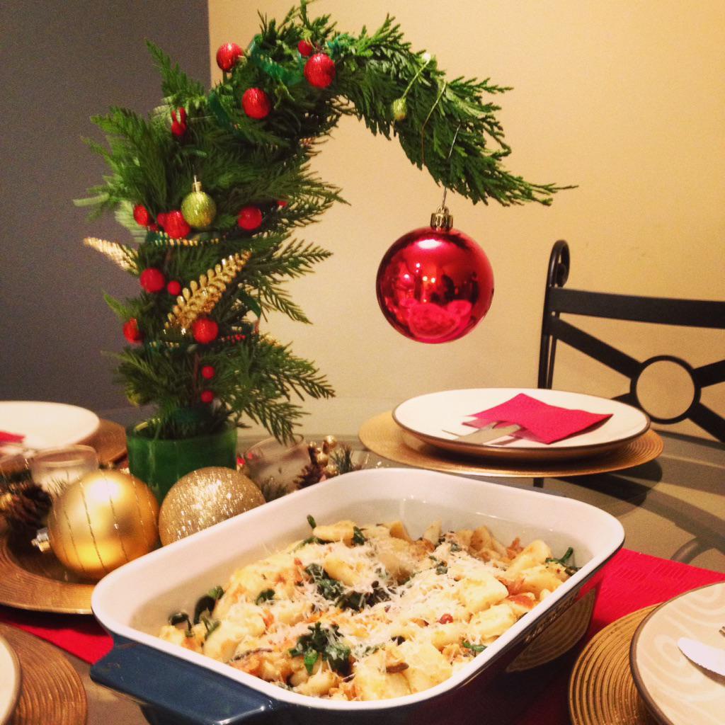 littlmissandrea's tweet photo. Fun night in with friends tonight - cooked up some gnocchi using the @tavolaapp! Delicious! #yegfood http://t.co/hjxz5kVwKA
