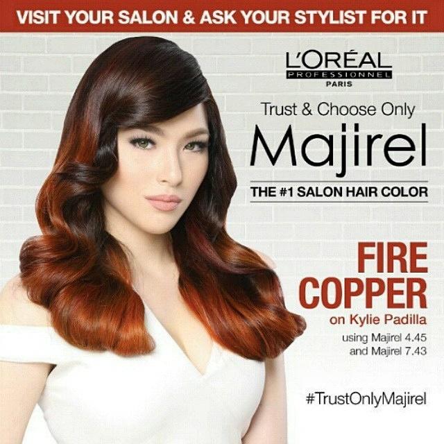 Vidanes_CM's tweet image. KYLIE PADILLA is on fire, and so is her hair! ✔ @kylienpadilla  for L'Oreal Professionel Philippines. ★ #LorealPH