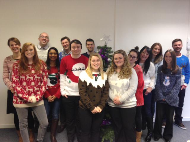 Healthcareea's tweet photo. Happy #savethechildren
Christmas Jumper Day from our health&amp;social care team. Txt TEAMVCCARE to 70050 to donate £2. http://t.co/9JOsscI8jT