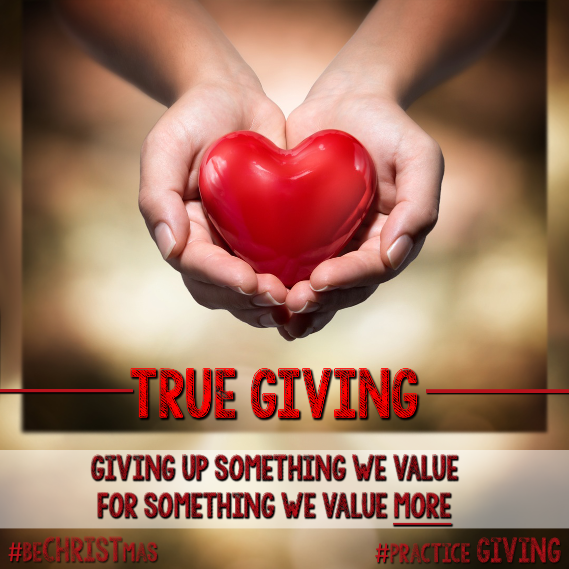 SPLDecatur's tweet image. Jesus gave up something of great value, for something He valued more. How can you #PracticeGIVING? #BeCHRISTmas