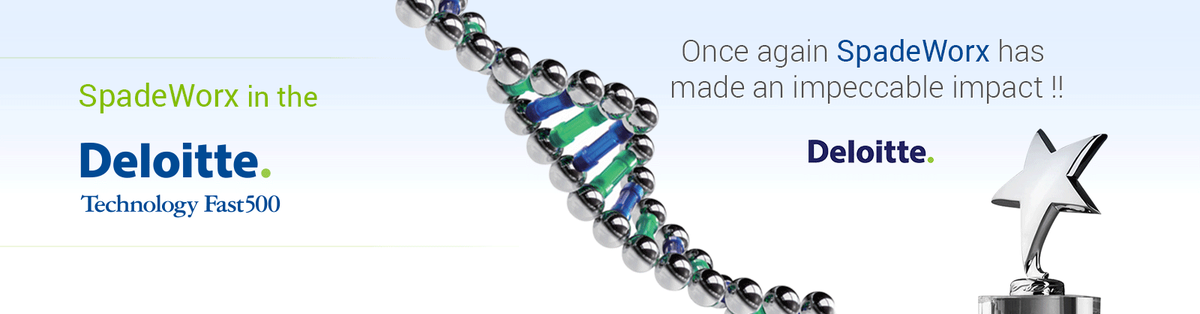 spadeworx's tweet photo. SpadeWorx Featured in #DeloitteTechnologyFast500AsiaPacific2014WinnersList.
http://t.co/UpNo1FxktT … http://t.co/a3f8Zn8WkJ