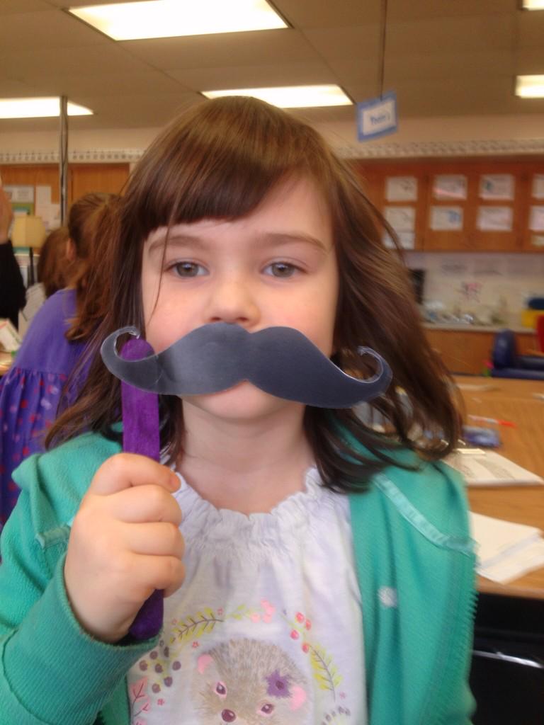 HeatherVGteach's tweet photo. I "mustache" you a question/ asking questions is a great way to collect data. #quinlin @mdhippos #fccps http://t.co/JWhcwJ9kS9