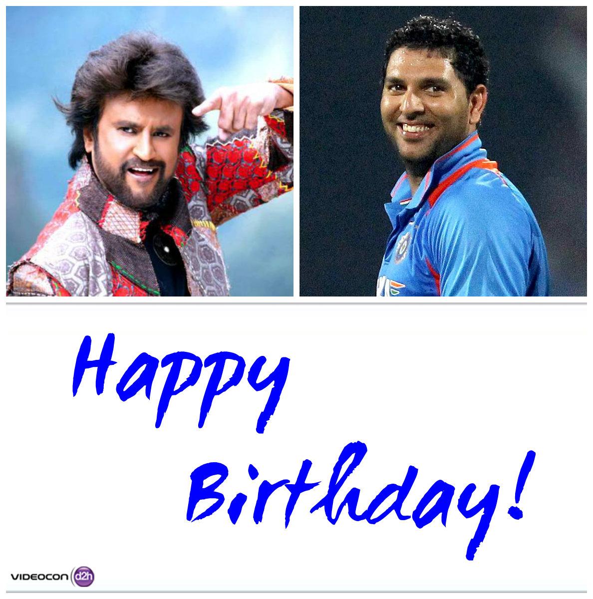 Happy Birthday to Rajinikanth & Yuvraj Singh!
Join us in wishing two of our biggest heroes a brilliant year ahead. 