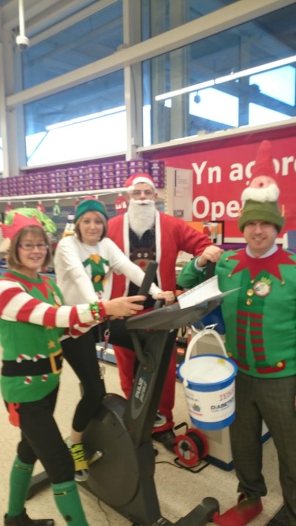 Cycle to lapland Abergele with santander and helpers