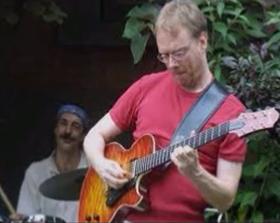 Randy Johnston  jazz guitarist speaking to All that Jazz radio  buff.ly/1CUnLzu #bestradio #bestjazz