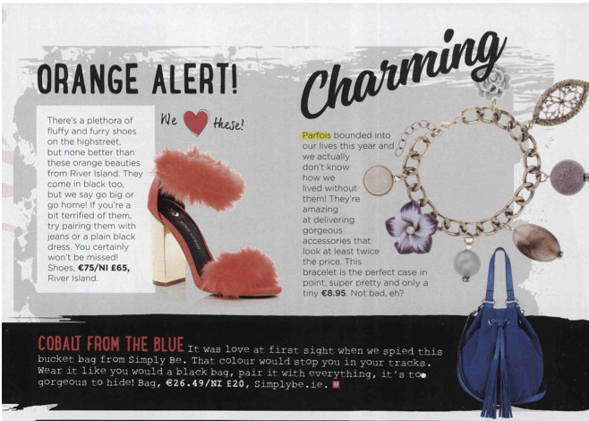 hunterprdublin's tweet photo. So seems the girls @U_Magazine are @PARFOIS_ fans!!! #parfois #parfoispicks http://t.co/rXOkQ6dhak