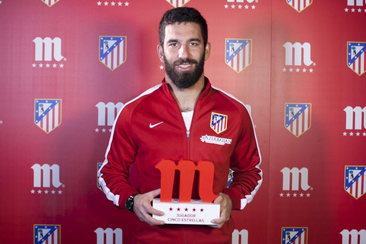 futbolmahou's tweet photo. Ya conocemos al #Jugador5EstrellasATM del @Atleti durante el mes de noviembre. El ganador es... Arda ¡Enhorabuena! http://t.co/vEGciQ8ssV
