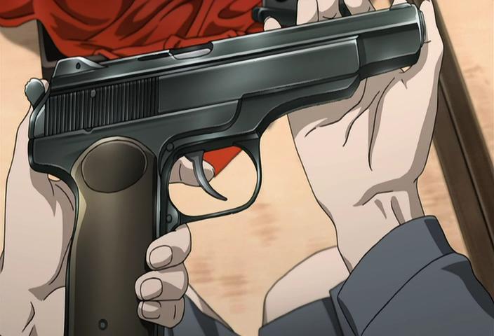 ブラックラグーン武器紹介bot スチェッキン マシンピストル バラライカ 雪緒が使用 T Co 2f7zmpvbss