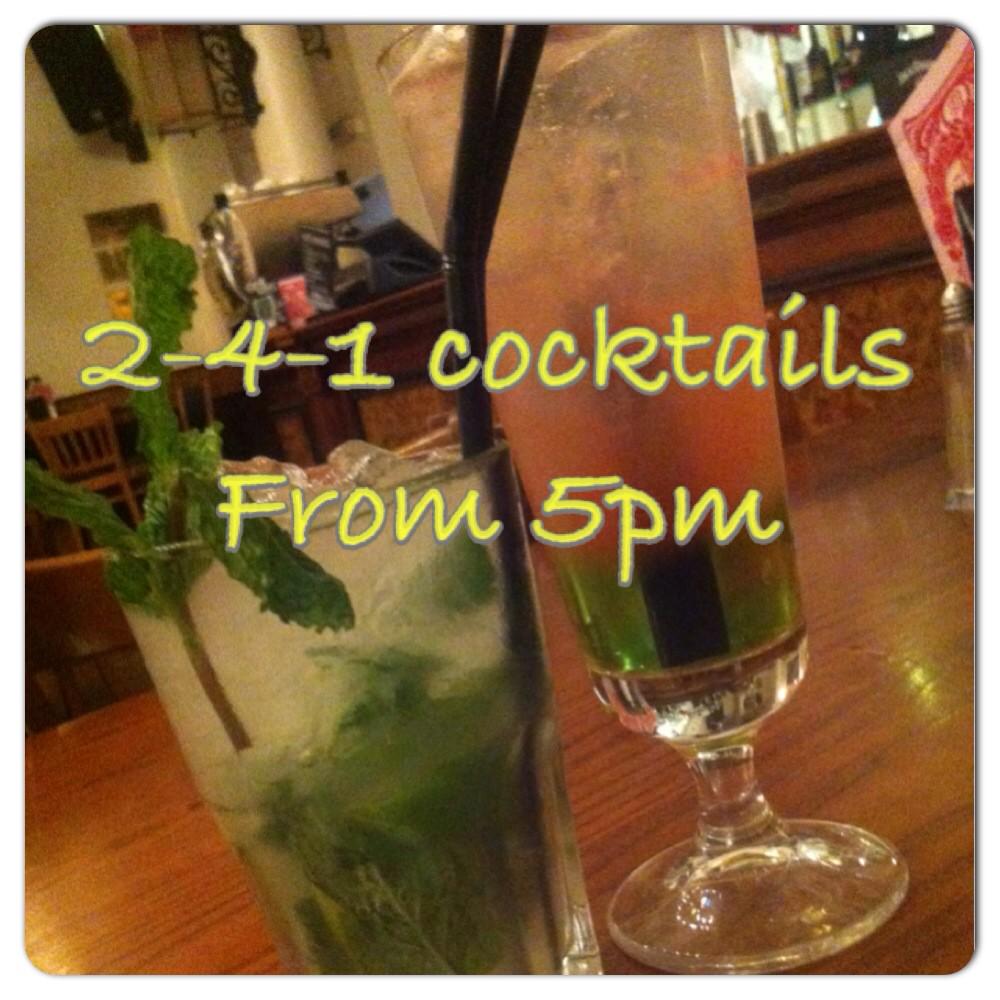 So our first window is open! 2-4-1 cocktails available all night from 5pm!Just quote #12DaysOfChristmas when ordering