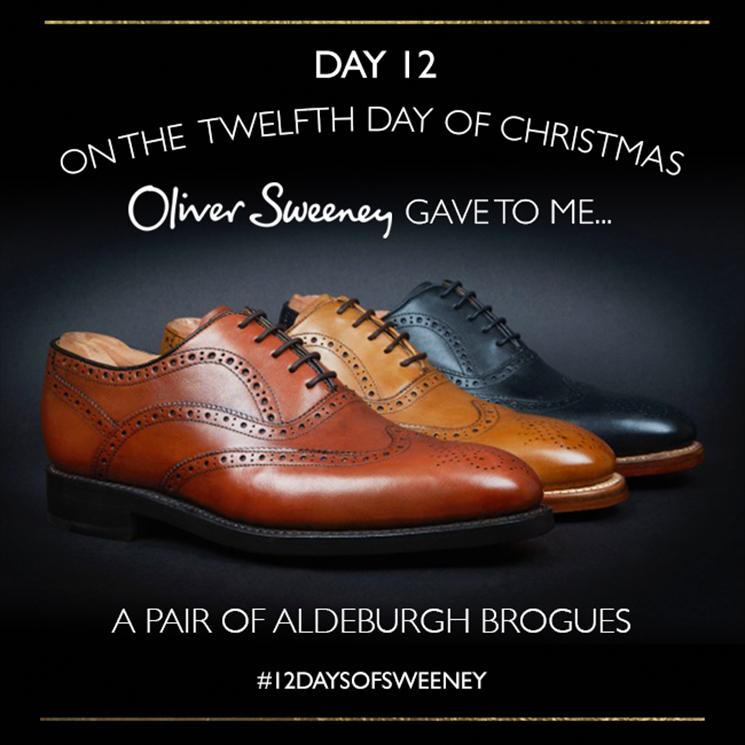 OliverSweeney's tweet image. On the last day of #12DaysofSweeney win a pair of our Aldeburgh Oxford brogues! Follow @oliversweeney + RT to win