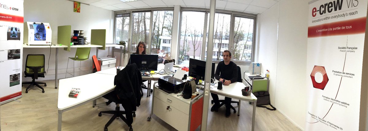 E-Crew Vis a ouvert les portes de son annexe à <a href="/inovallee/">inovallée technopole</a>, le pôle technologique près de #Grenoble.