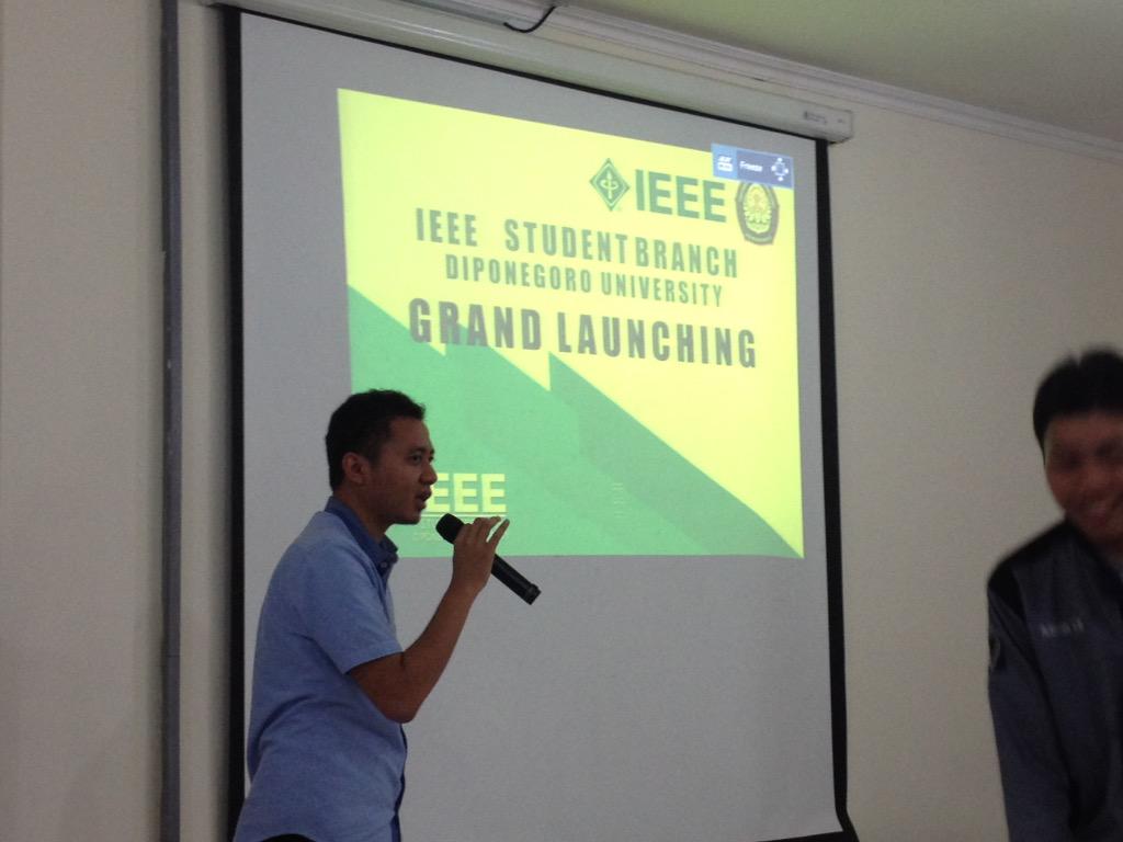 IEEE_SBUGM's tweet photo. Congratulation for Grand Launching @ieeesbundip , Goodluck! @IEEEIndonesia http://t.co/ny9YAo8b8t