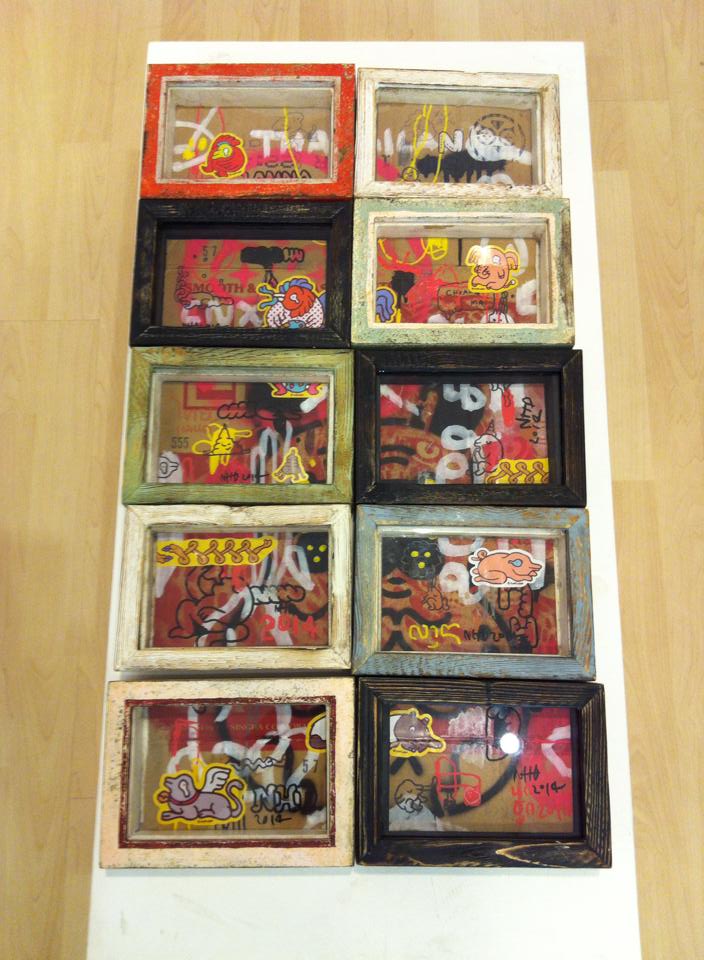 nokhookdesign's tweet photo. my art with frame for sale #art #fastart #nhd #nokhook #original http://t.co/VqQaevre2X