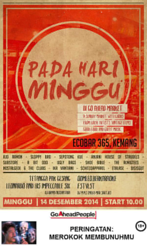 KampusBatu's tweet photo. #goaheadpeople dan penikmat industri kreatif, jangan lewatkan #padahariminggu! Minggu 14 Des 2014 mulai jam 10 pagi http://t.co/JIQbtQYu1z