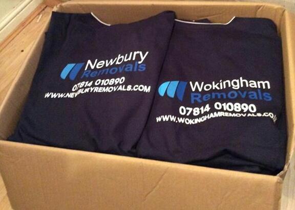 Vehicle Graphics and Uniform for Newbury Removals.