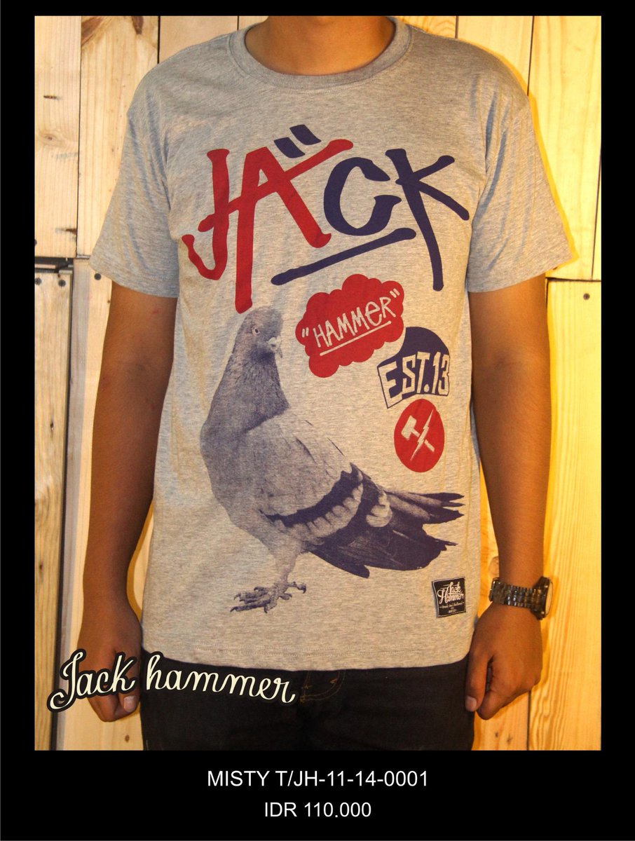 Jack_hammer01's tweet photo. T SHIRT JACK HAMMER idr.110.000
FOR ORDER CONTACT : 085725647008 / 0271-661865
PIN : 7E93AD64 http://t.co/O7FJHGtw8J