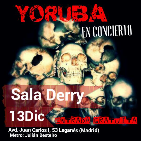 YORUBAmetal's tweet photo. Estáis listos??? Mañana es el día.... #concierto #gratis #yoruba @SalaDerry http://t.co/qlw8AJSwag