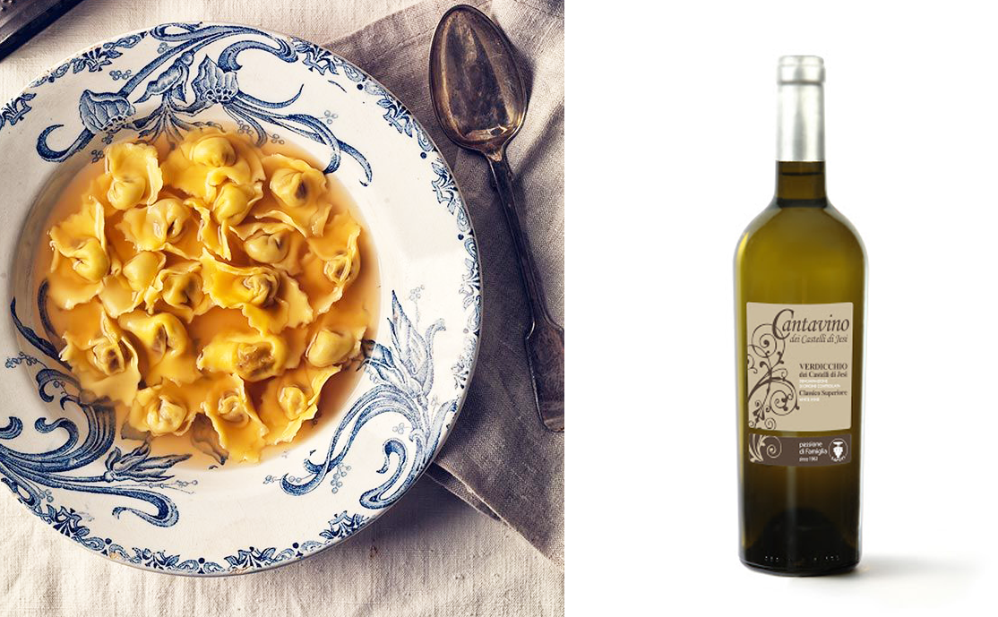 CantineSaputi's tweet photo. Cappelletti in brodo e #Verdicchio #CantineSaputi per esaltare la sapidità. Buon pranzo #winelovers! #Marche http://t.co/uxIqj3tkGw