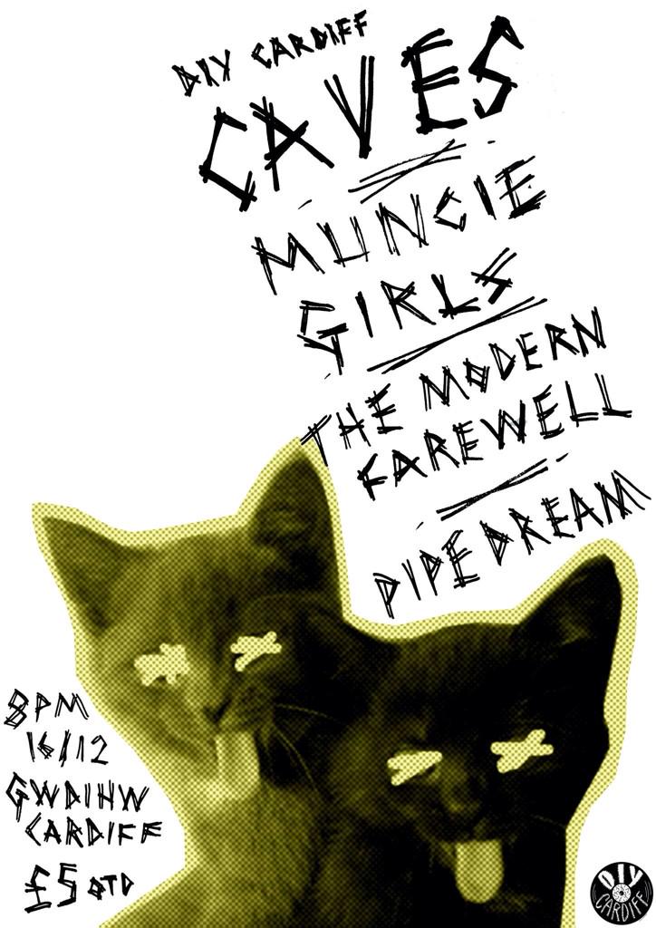 Last <a href="/ModernFarewell/">Modern Farewell</a> gig on Tuesday. Let's all collectively shed tears at <a href="/GwdihwCafeBar/">Gwdihw Cafe Bar</a>.