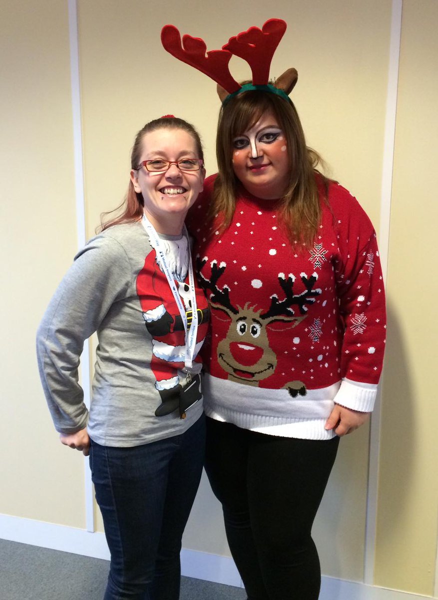 DawsonBooks's tweet photo. Our @DawsonBooks teams are enjoying taking part in #ChristmasJumperDay today, raising money for @savechildrenuk http://t.co/Pj0QLz0Iof