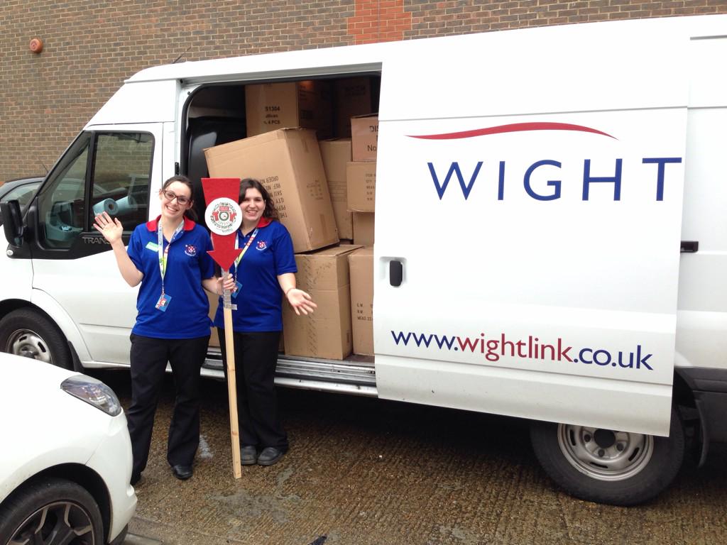 wightlinkferry's tweet photo. Thank you to @keziow and her amazing team at @EntertainerToys for filling our van with @toyappeal donations http://t.co/wsdCy3mibY