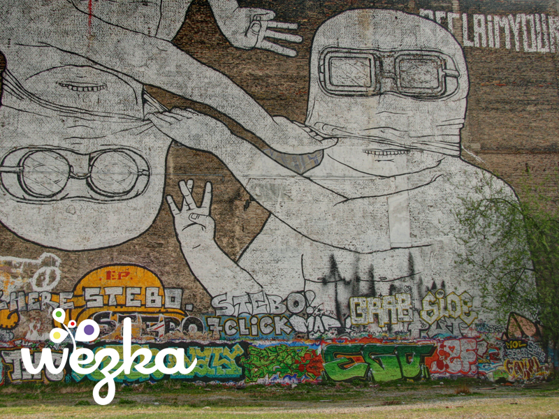 #Blu is painted black in #Berlin. We left a Wez to rember the amazing murales #graffiti bit.ly/1yERJDu
