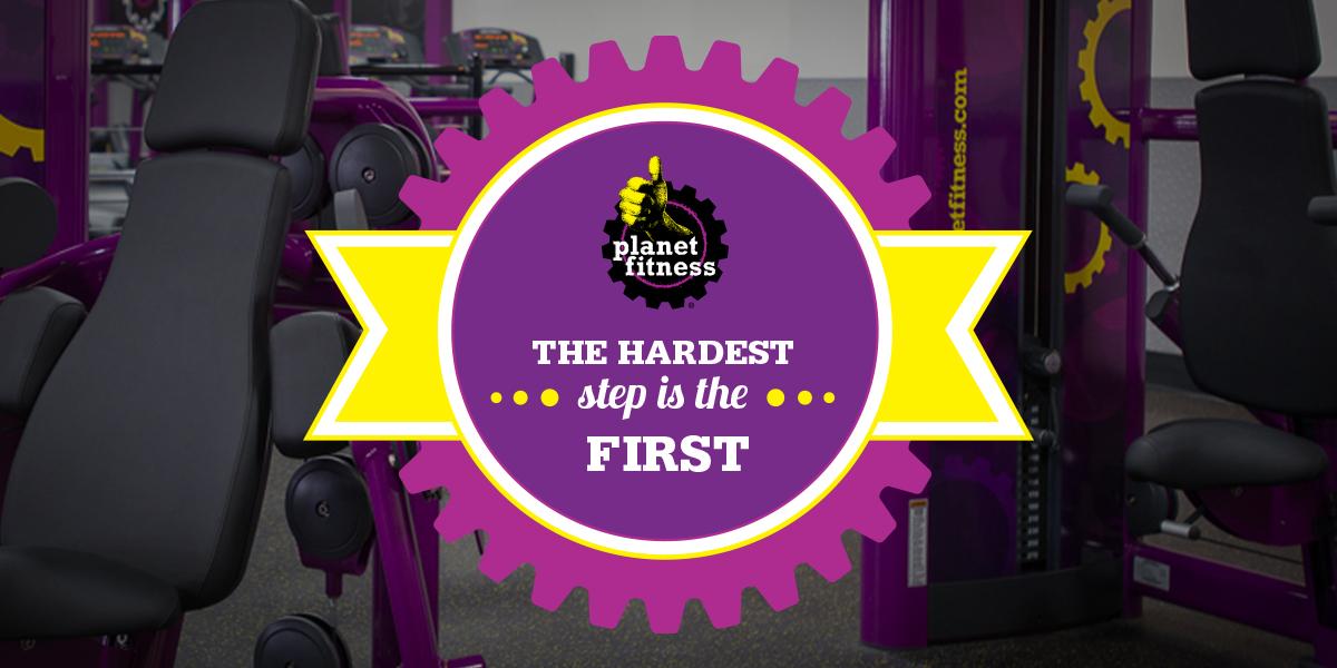 PlanetFitness's tweet image. #StepOne #StepTwo #MondayMotivation