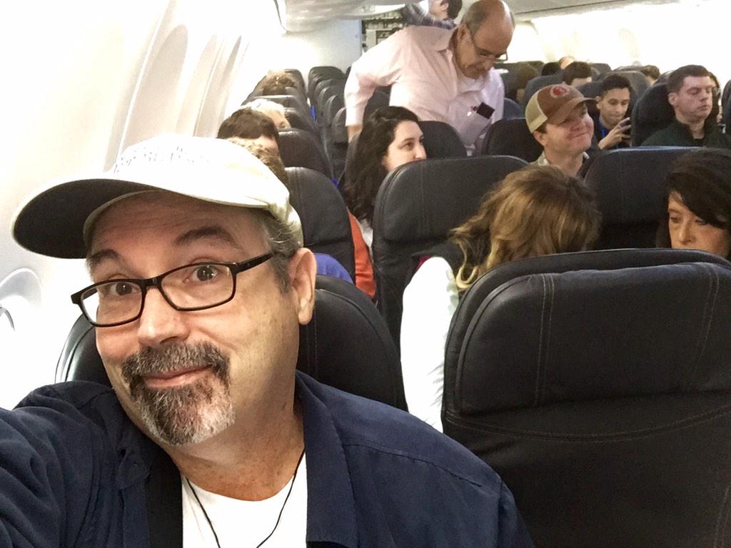 markowenmartin's tweet image. Time for an #AwkwardBoardingSelfie. Always fun to see what&apos;s going on around me. On to San Jose! #asm2014