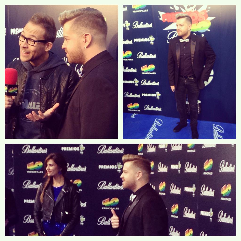DavidPopMusic's tweet photo. Llegando a los #Premios40Ballantines . Gracias a tod@s por el trato !  @Los40_Spain @Ballantines_ES @ZambraAgency http://t.co/PJNCD0CIvK