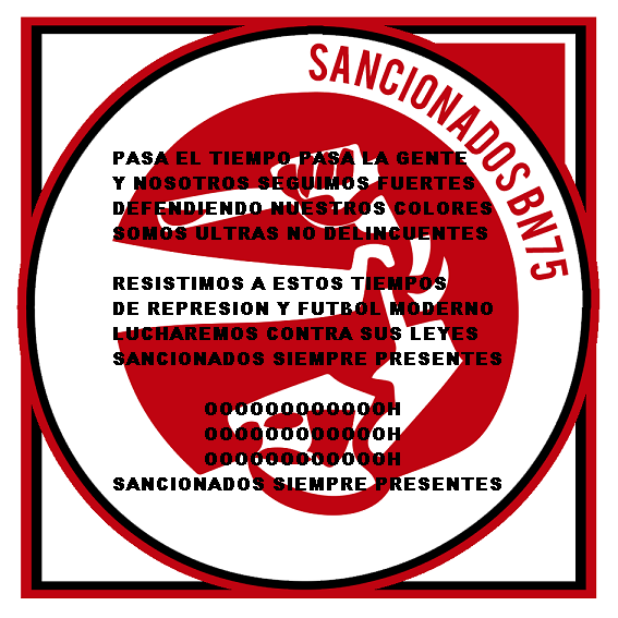 sancionados75's tweet photo. Nueva coro contra la represion!! #SancionadosSiemprePresentes http://t.co/EevKofx673