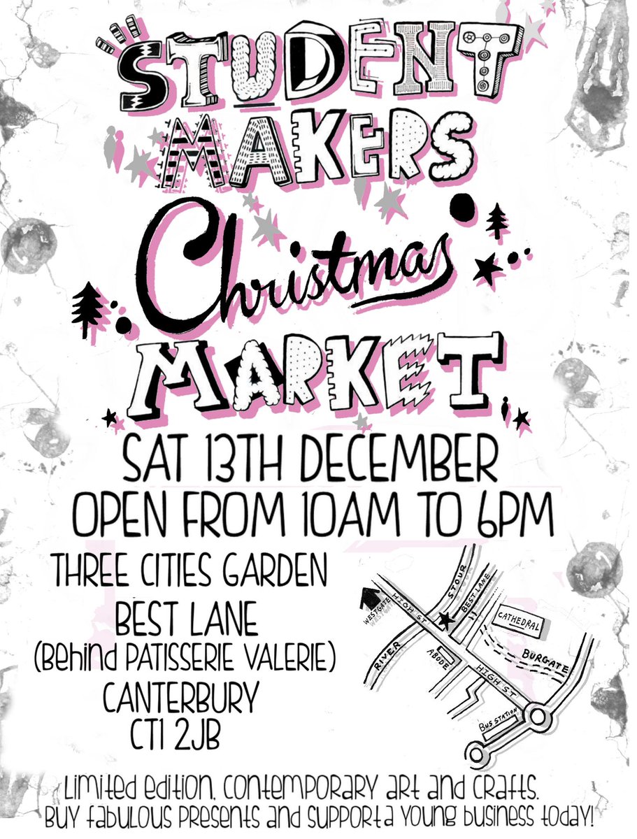 Xmas Market, TOMORROW @ 10am - 3 Cities Garden (see map) <a href="/DustbinVintage/">Dustbin Vintage </a> <a href="/_skatewild_/">Wild in the streets</a>  @Hugo_Harrison <a href="/LunaSkyJewels/">Luna Sky Jewellery</a>