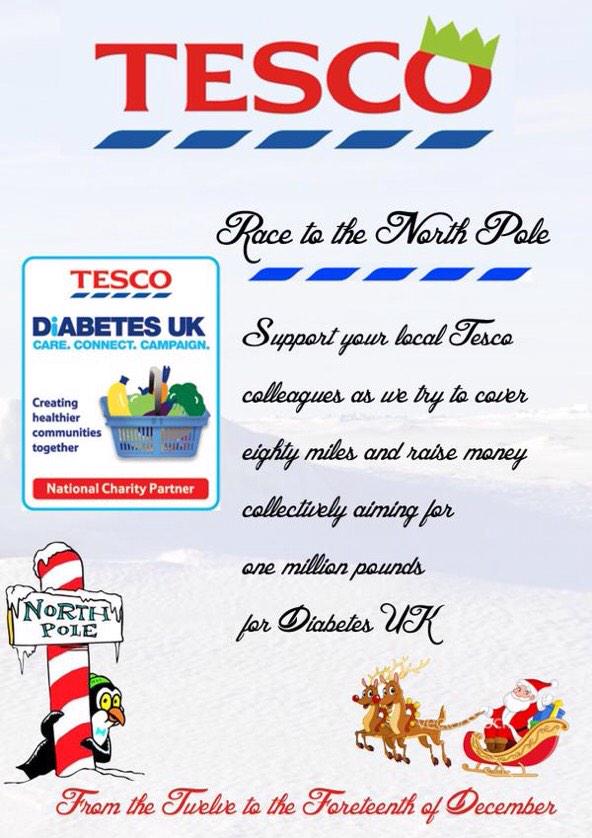 michell_hill's tweet photo. @DiabetesUK @MidDevonGazette Race to the North Pole going well so far! Please RT http://t.co/h1wtZ9A274