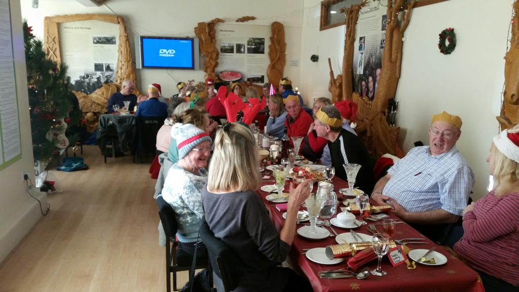 SusNEsupport's tweet image. Enjoying Christmas lunch with our fantastic volunteer led Nordic Walking group at the Rising Sun Country Park