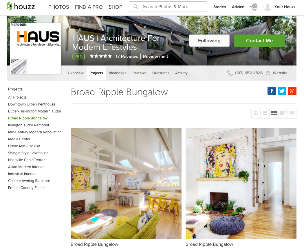 #Indy #BroadRipple Bungalow Remodel featured on houzz.com by <a href="/HAUSarch/">HAUS | Architecture</a>
houzz.com/projects/77200…
