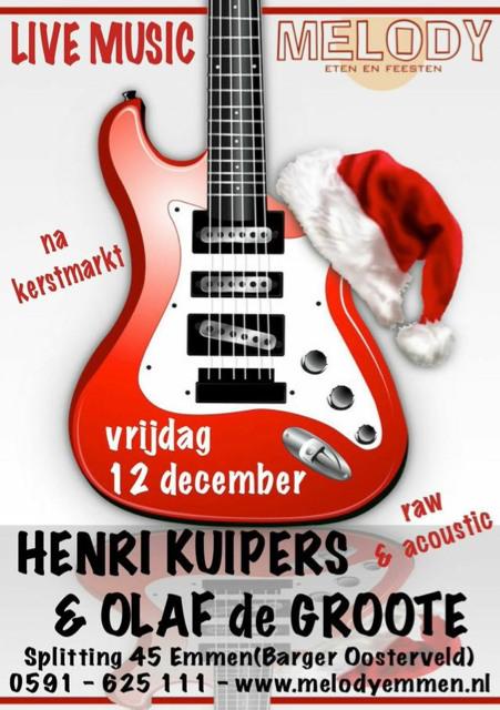 Kerstmarkt BOveld vanavond afgelast. va 20.30u wel live muziek van Henri &amp; Olaf! En snert voor de liefhebber! RT=fijn