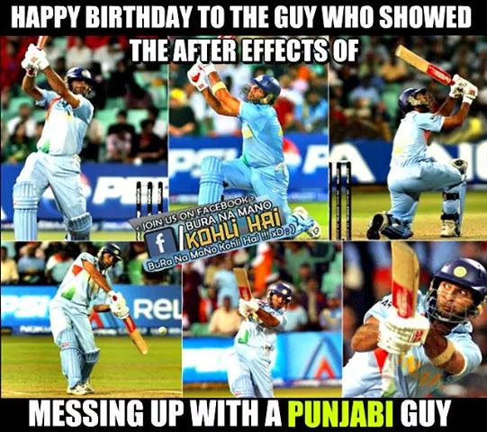 Possesses A True PUNJABI Blood B| Happy Birthday Yuvraj Singh :) 