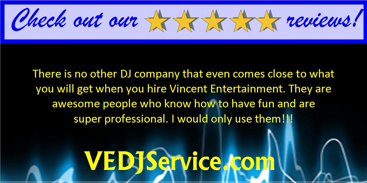 VEDJService's tweet image. Your DJ should be the life of your party!  I guarantee you we are!