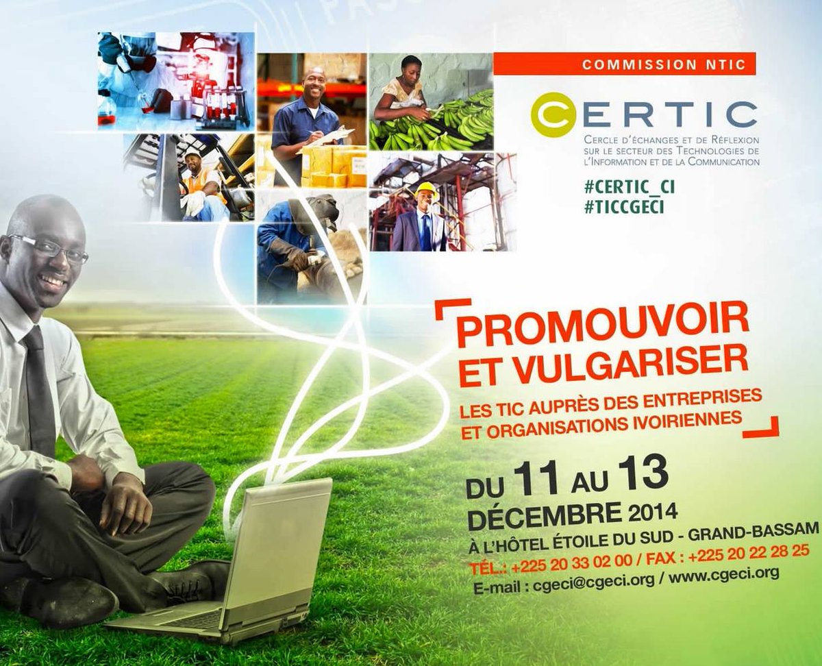 TICCGECI's tweet photo. #CERTIC_CI:
Ns avons une Vision pour #CIV 2040 @mianlansco @polusnet
@yojedesign @jpehouman #ci225 #CivTech #Ticcgeci http://t.co/1Gj4EcwnGn