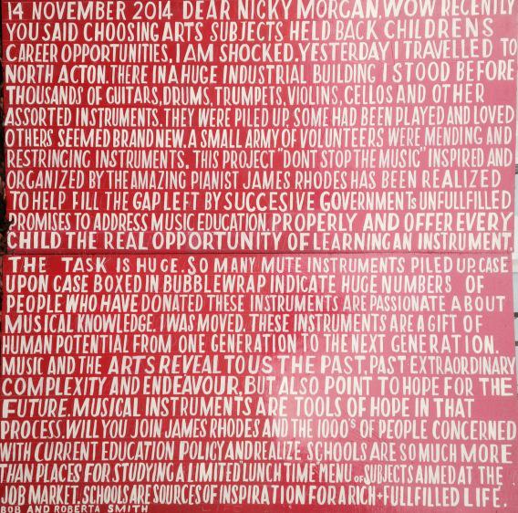 My letter to @NickyMorgan01 <a href="/don/">Don</a>'tstopthemusic #votebob