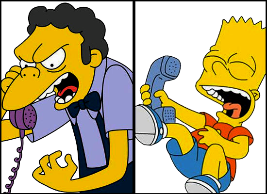 AILMadrid's tweet photo. #Playful #Spanish #Expresson: Tomar el pelo ⇨ To pull one's leg.
#Simpsons #Fridayfun #Silly #Laugh http://t.co/trnF9K4e5t