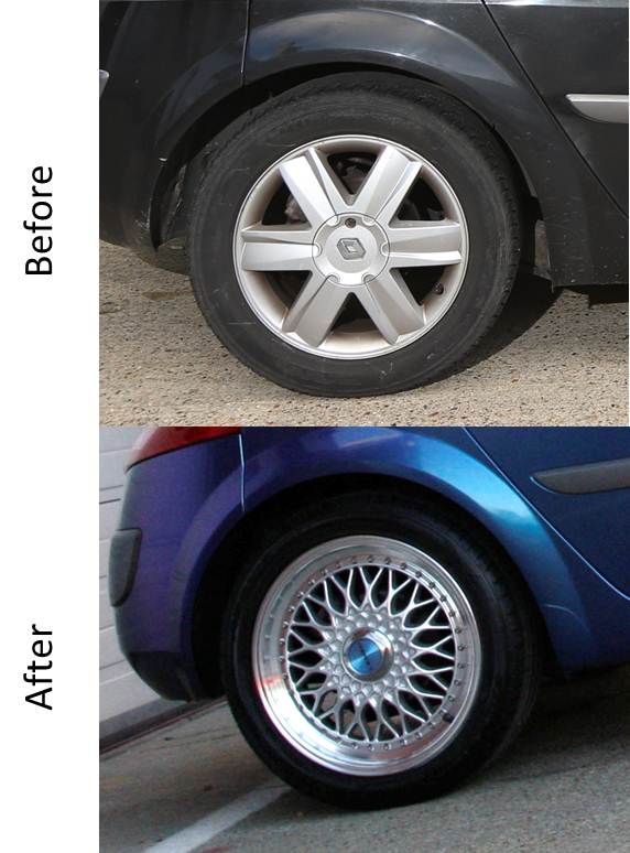 eBayMotorsBTCC's tweet photo. Another pic of our #ebaymotormakeover #carreveal @LENSOWHEEL rims from @Demon_Tweeks http://t.co/2L9YvYsO8T