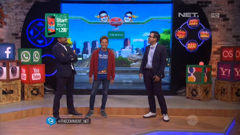 DBarker777's tweet photo. "@netmediatama: Ada juga komedian @muhadkly tuh di @TheComment_NET http://t.co/vCm2AGXPcU"