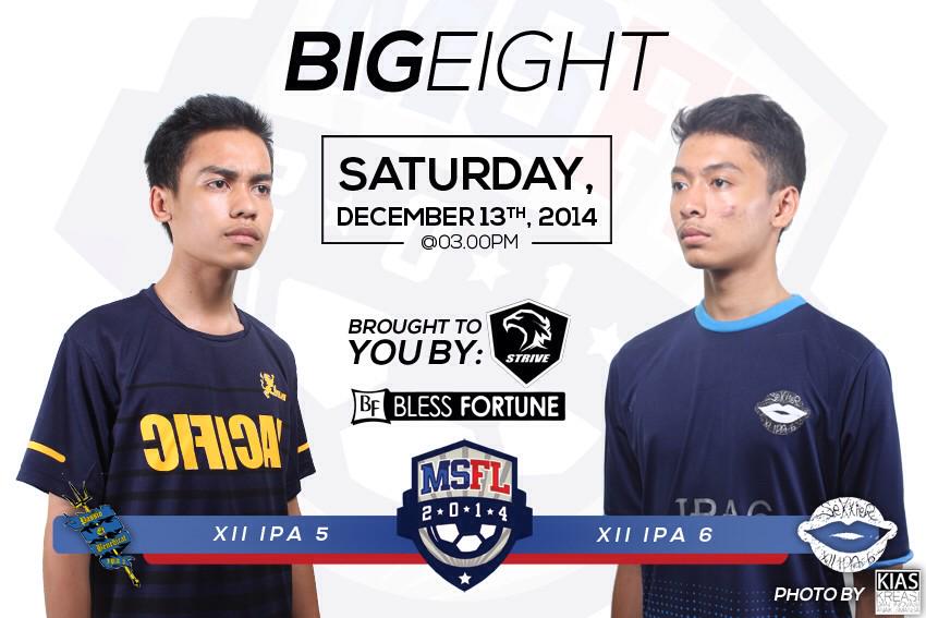 osismisa's tweet photo. Pertandingan kedua yaitu antara XII IPA 5 ( @PacificMISA ) vs XII IPA 6 ( @SexxierMisa ) :D #MSFL2014 http://t.co/5f71FDPZju
