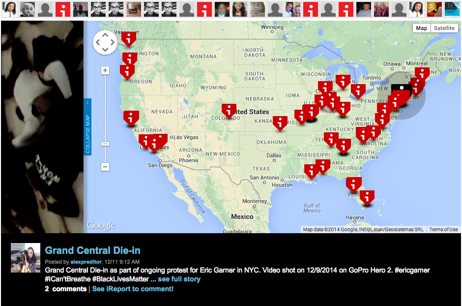 CNNSocialDesk's tweet photo. Protests spread across the country for #blacklivesmatter. See them on our map, and add images http://t.co/YD4aG1uPNg https://t.co/dJvupUAAts