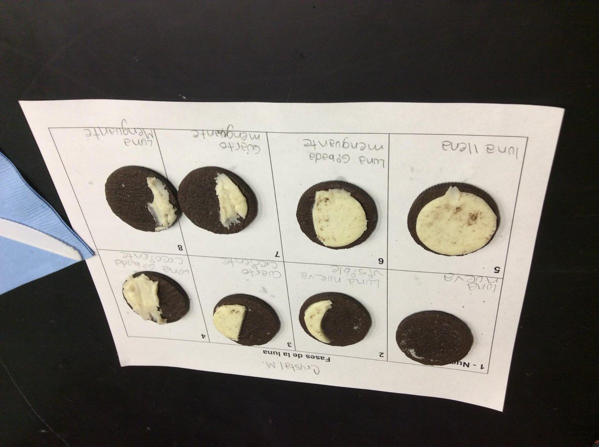 DualLang_Butler's tweet photo. fases de la luna usando Oreos http://t.co/XAZ7B4m2im