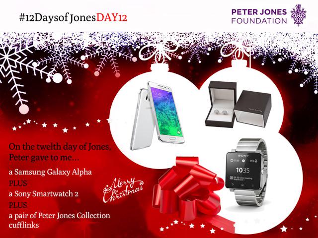 dragonjones's tweet image. Today’s prize is this: Smartphones + Smartwatch 2 AND a pair of my Cufflinks! #12DaysOfJones #12DaysofJonesDAY12