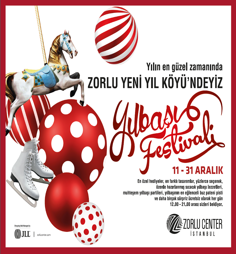 Yeni yıl coşkusunu Türkiye'nin ilk Yılbaşı Köyü'nde yaşamak için Zorlu'da bululuyoruz!