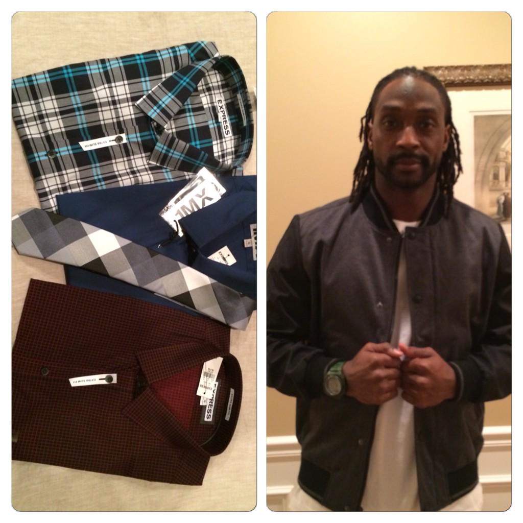 peanuttillman's tweet photo. Shoutout to @ExpressLife for sending me such a great holiday care package!! #EXPRESSforMen http://t.co/yoGtEn5rnv