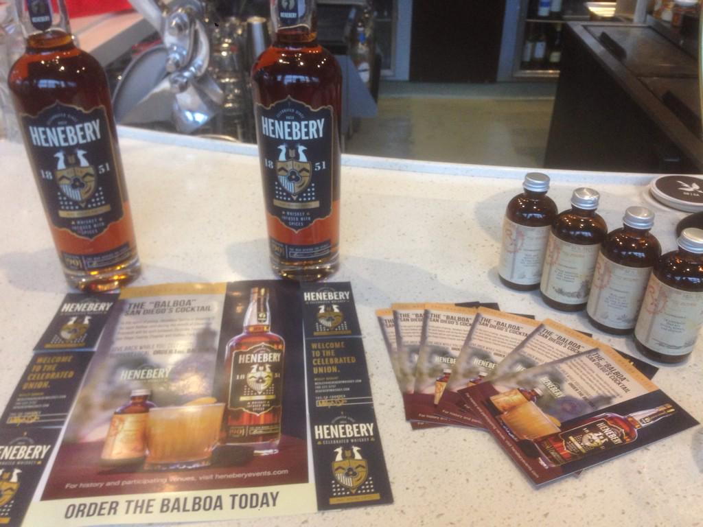 Representing the #Balboa cocktail on San Diego 6 news!!! #rxbitters #heneberywhiskey